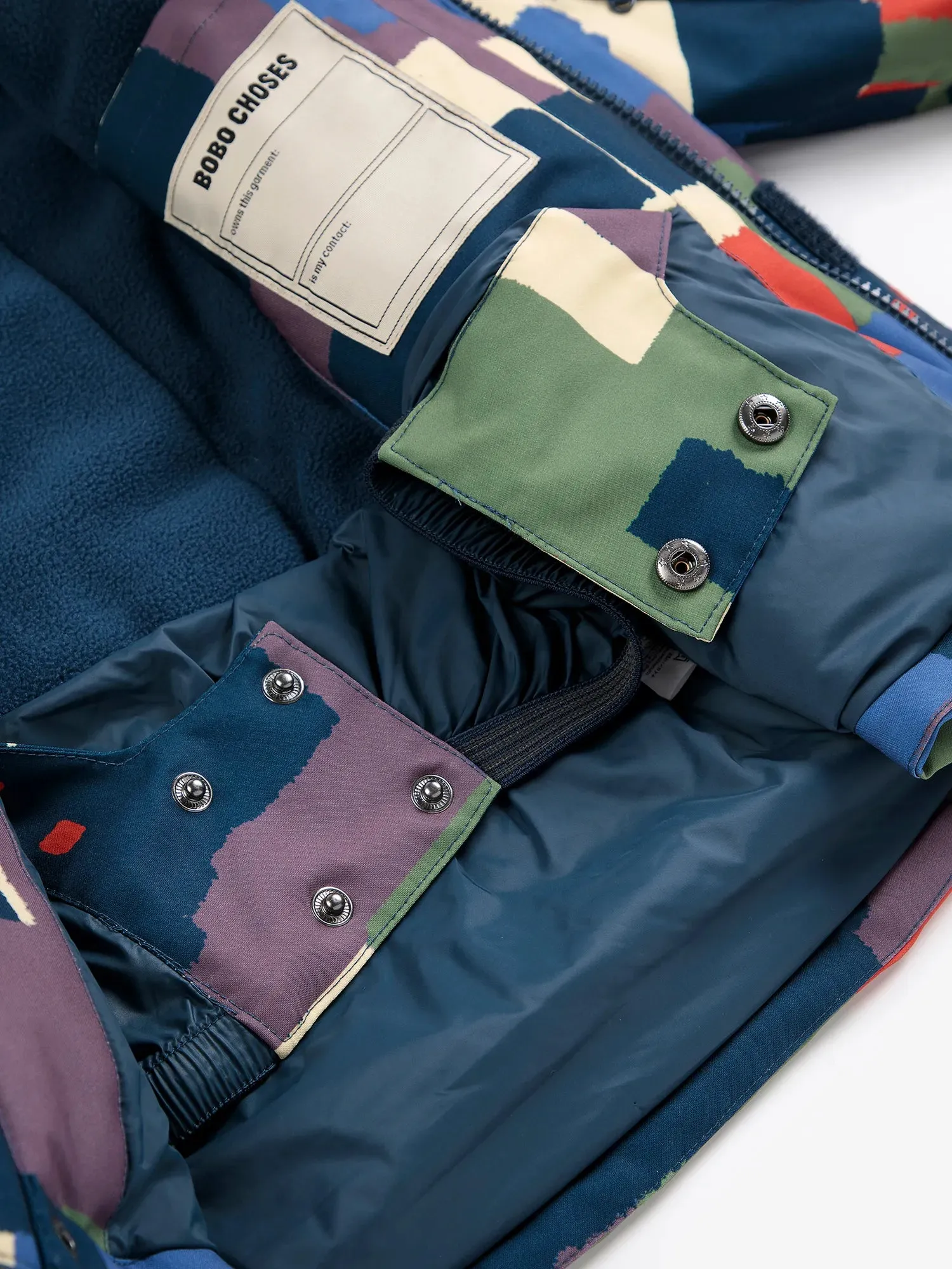 Bobo Choses Paint Forest ski anorak multicolor vandtæt