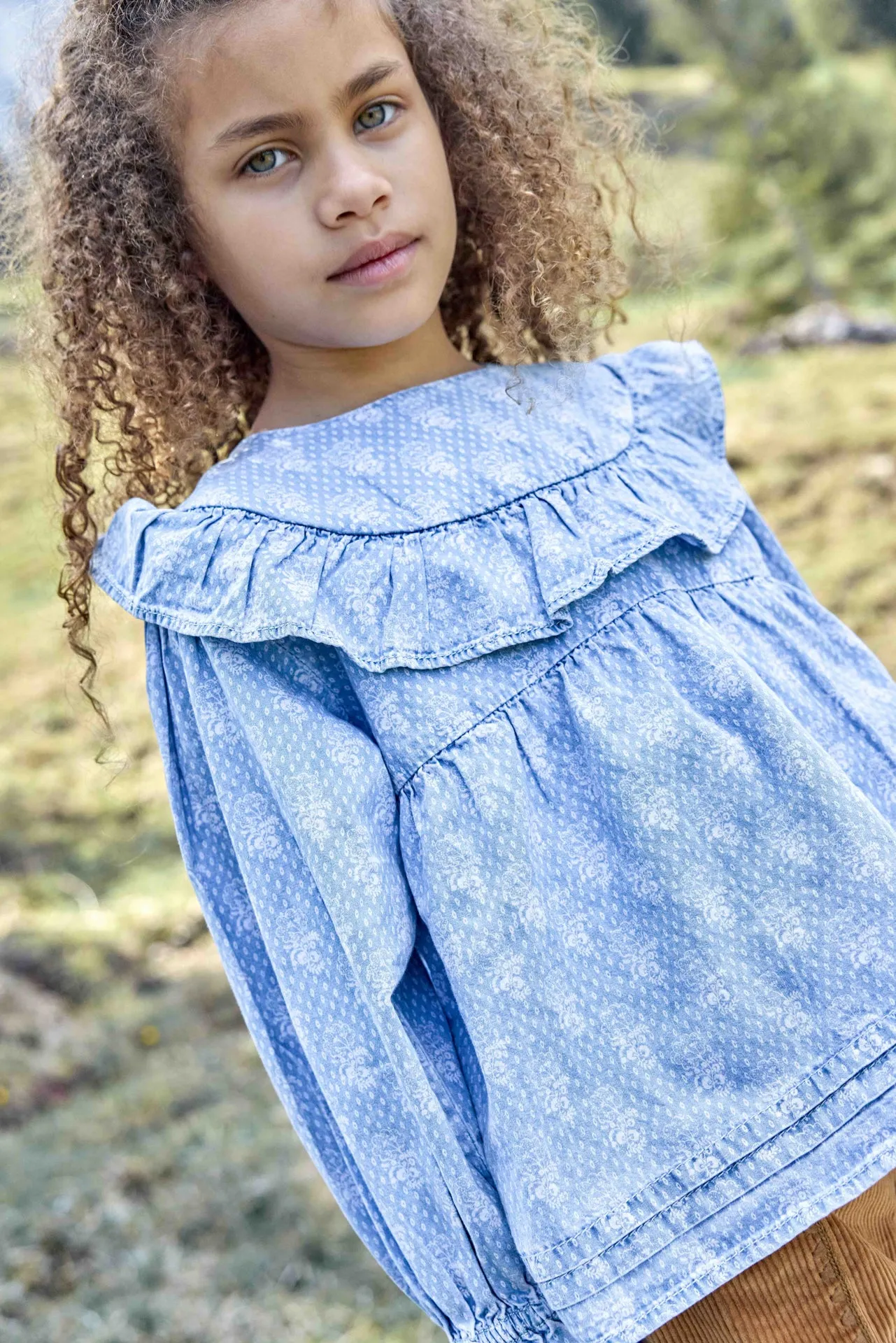 Bonton Mindy Mini Bandana bluse bomuld str 6A