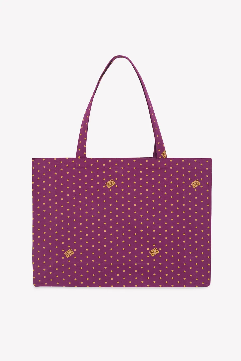 Bonton Beth Violet cabas taske lilla bomuld