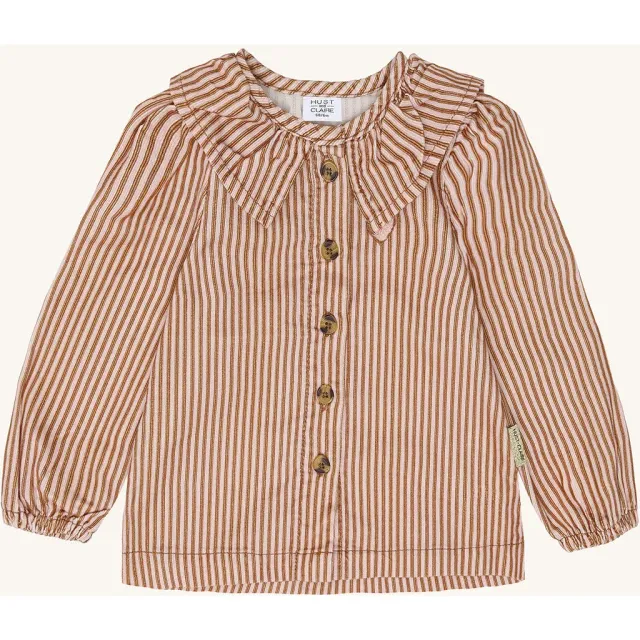 Hust & Claire Rosa YD bluse Chipmunk bomuld