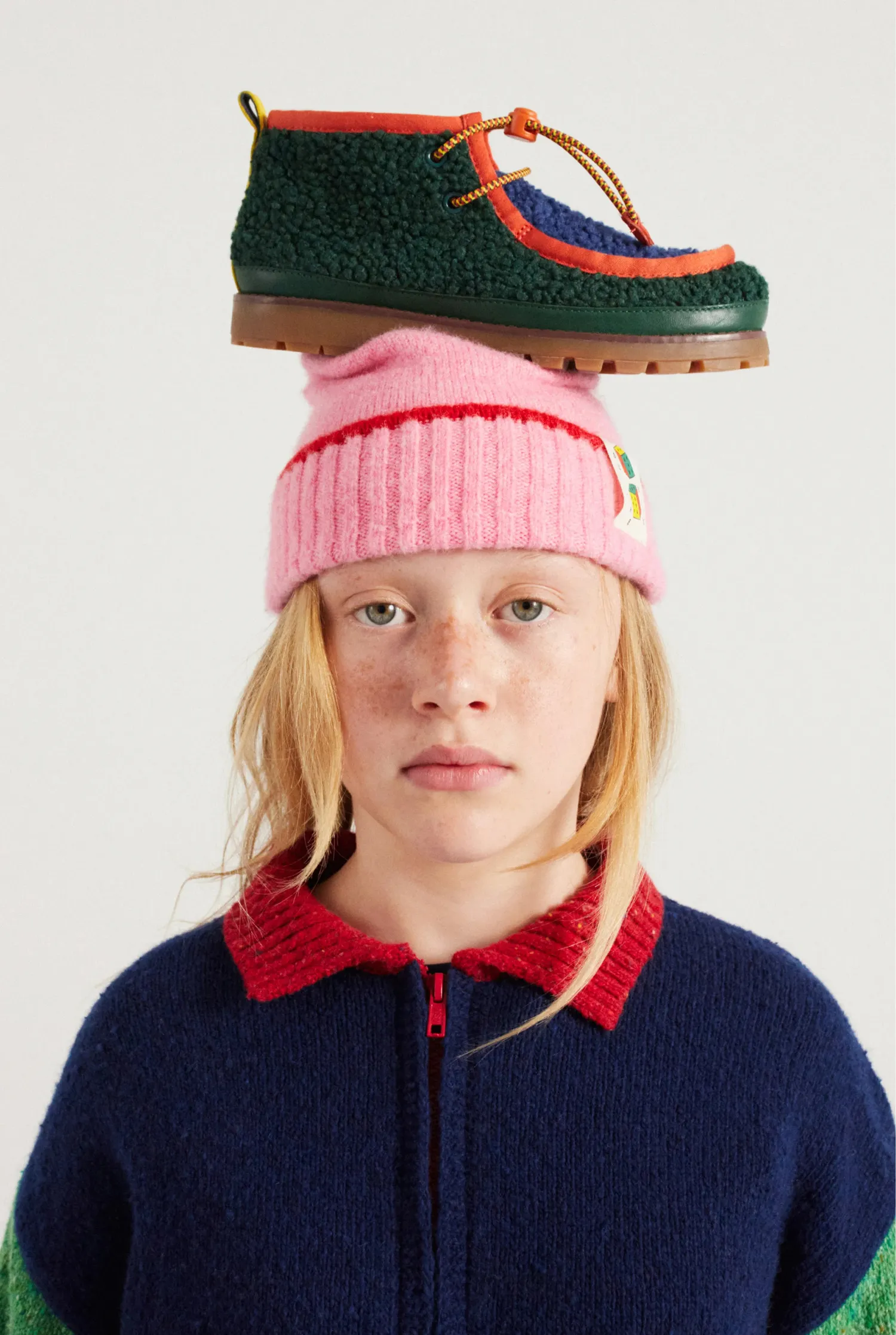 Bobo Choses Compas Wallabee sheepskin shoes vinterstøvler uld