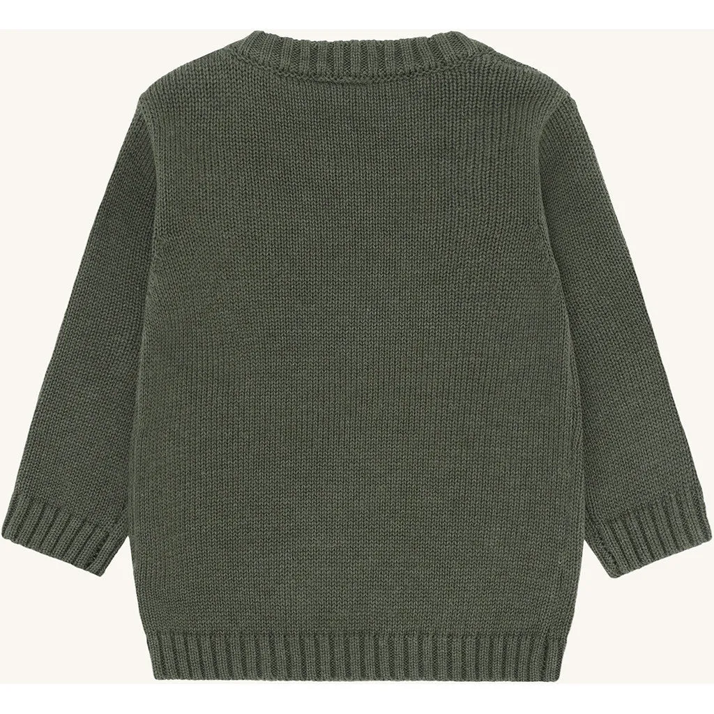 Hust & Claire Pilou Strong Man pullover ivy melange