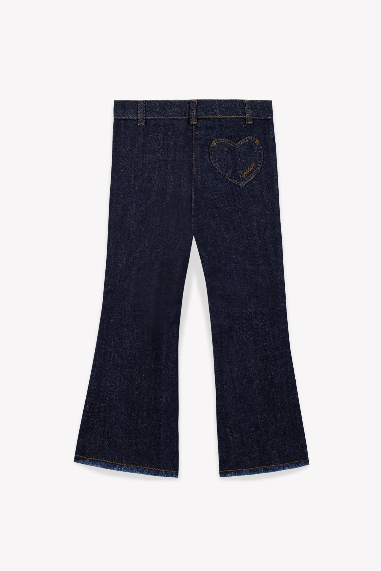 Bonton Paradis Denim jeans flare hjerte denim