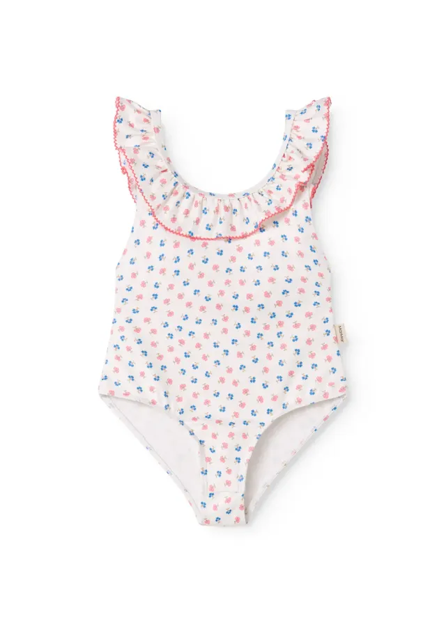 MarMar Swilla Bathing Suit badedragt Mini Flower med krave
