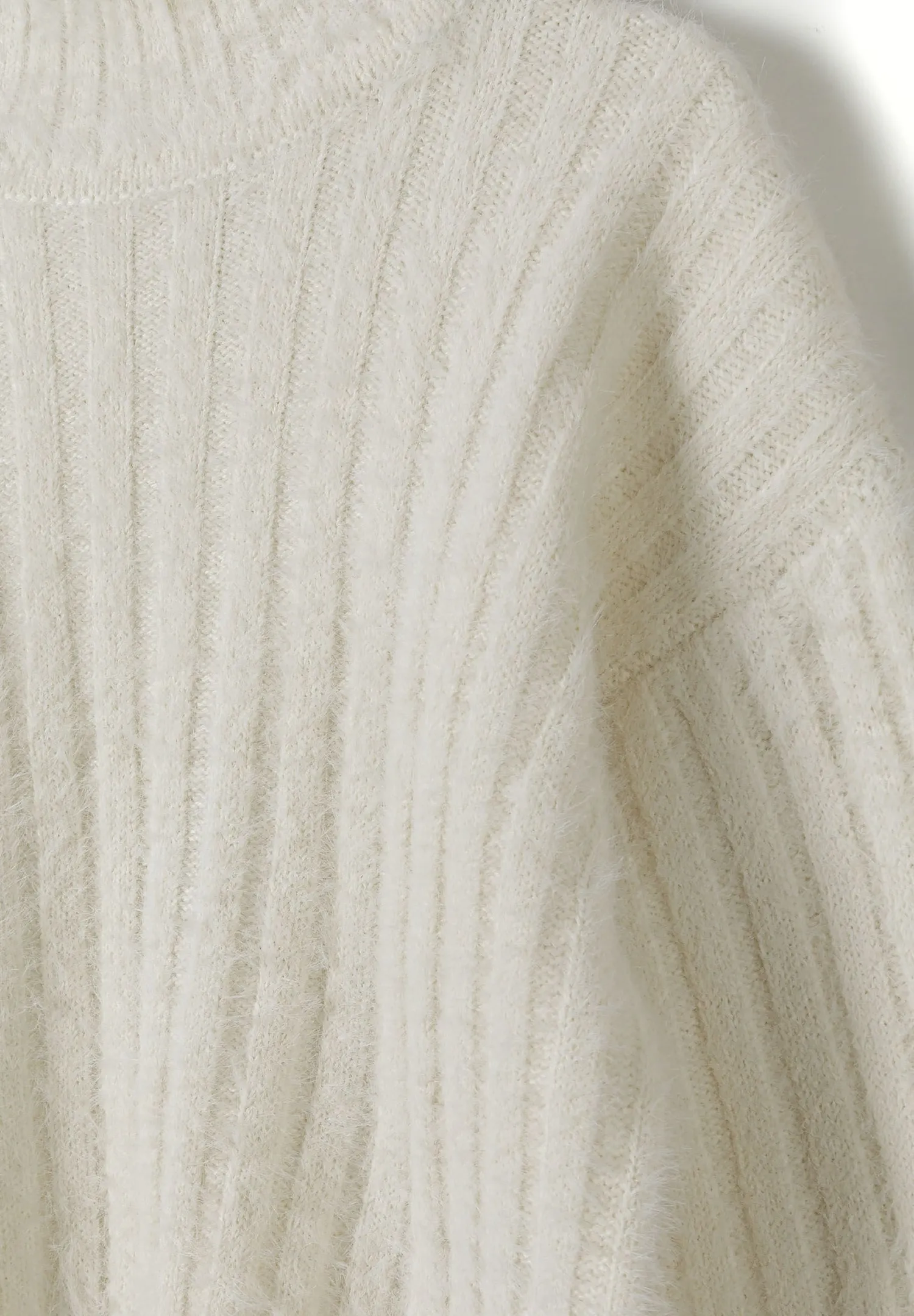 Minoti 43886 Rullekrave Pullover Creme Piger