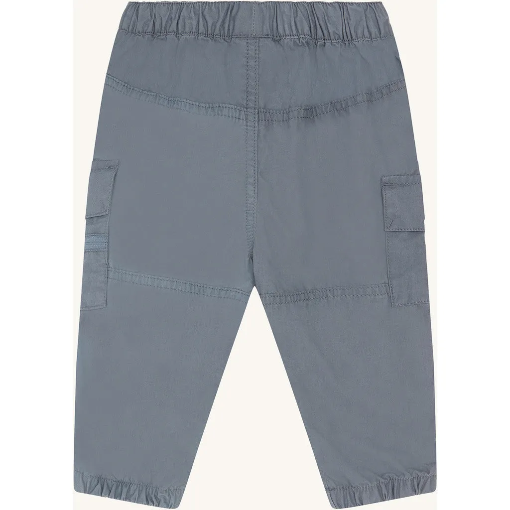 Hust & Claire HCTue Cargo bukser Blue Flint bomuld