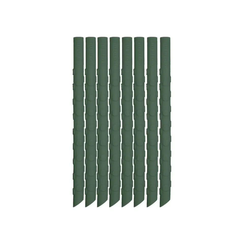 nuuroo Ada sugerør Dusty green silikone 17 cm 8-pak