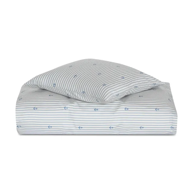 nuuroo Bera junior sengetøj Stripe anchor satin økologisk