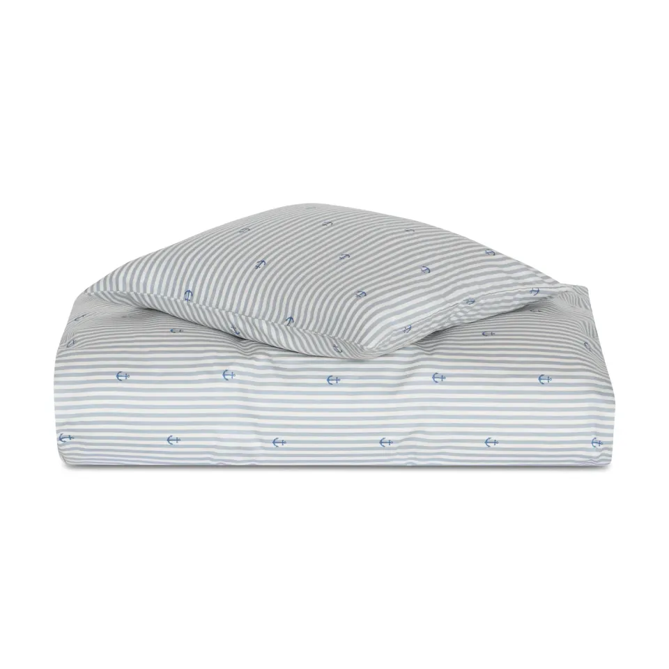 nuuroo Bera junior sengetøj Stripe anchor satin økologisk
