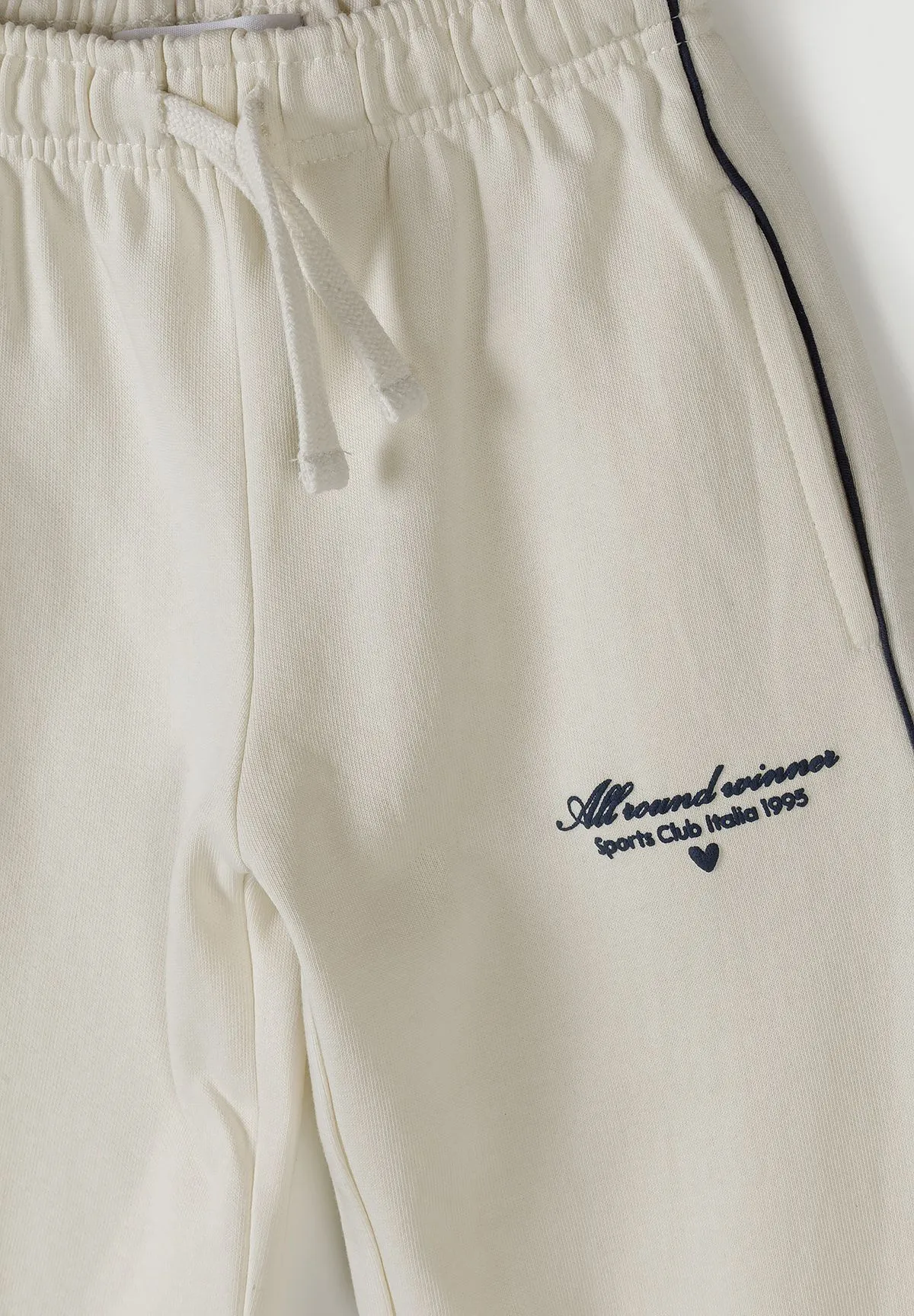 Minoti 44756 joggingsæt beige bomuld piger