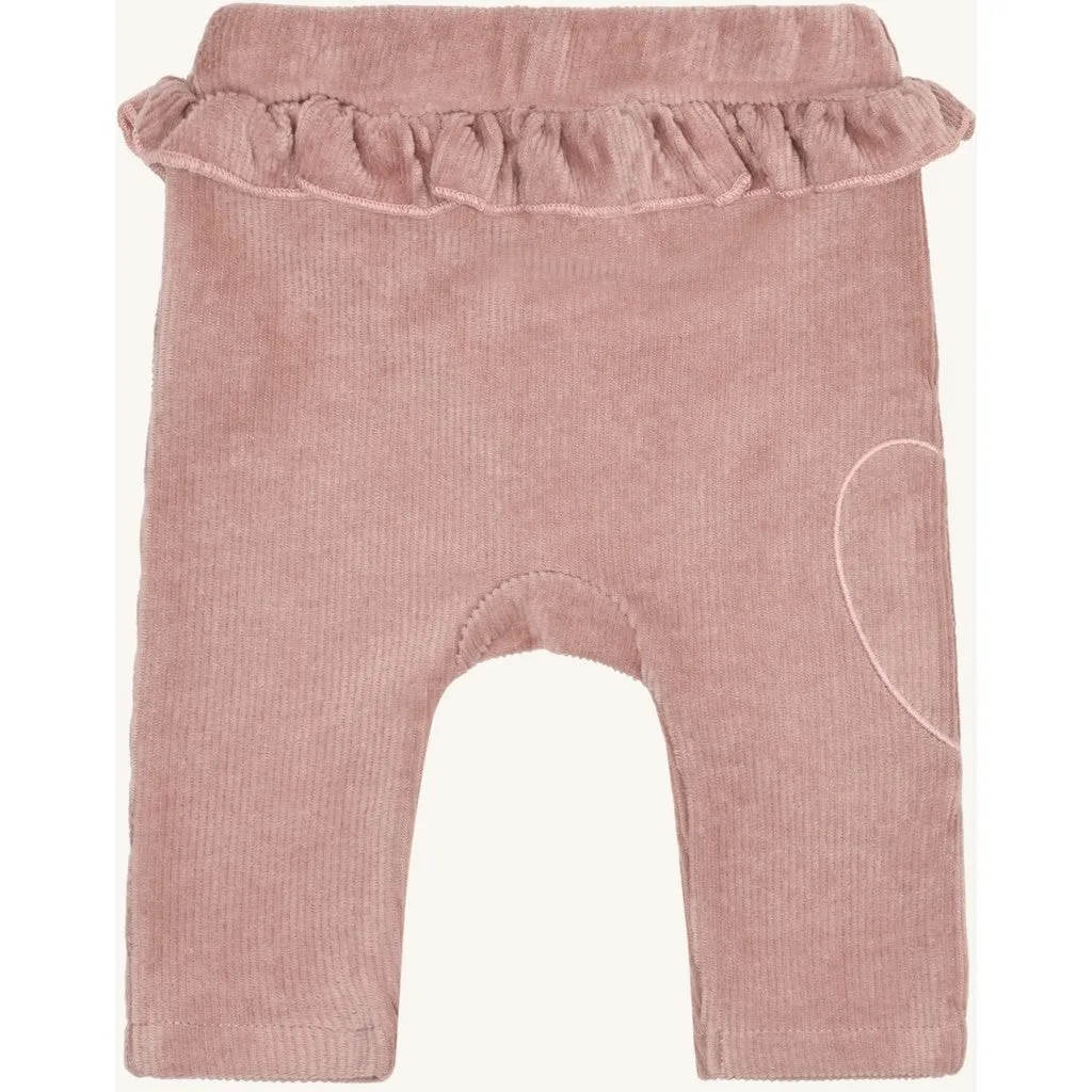 Hust & Claire Gabe Soft bukser Adobe Rose bomuld