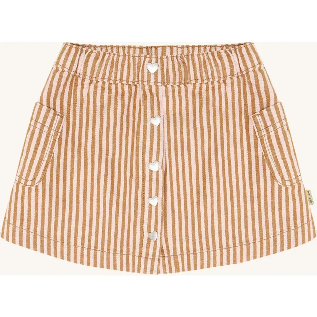 Hust & Claire Nanna Stripe nederdel Chipmunk stribet