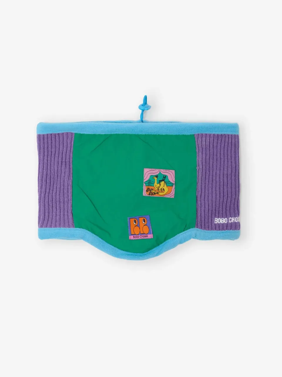 Bobo Choses Color Block halsedisse flerfarvet uldblanding