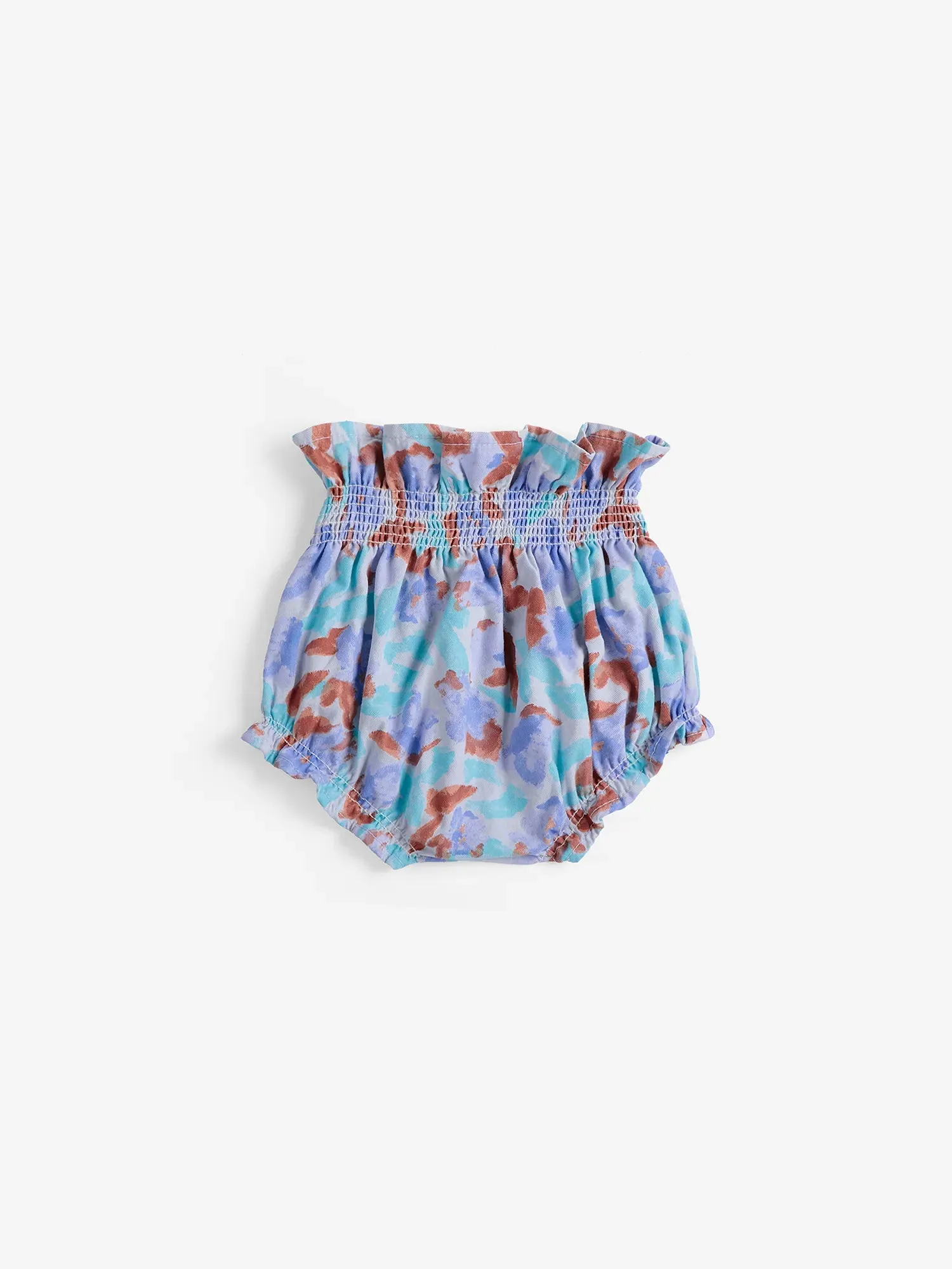 Bobo Choses Watercolor bloomer shorts offwhite økologisk