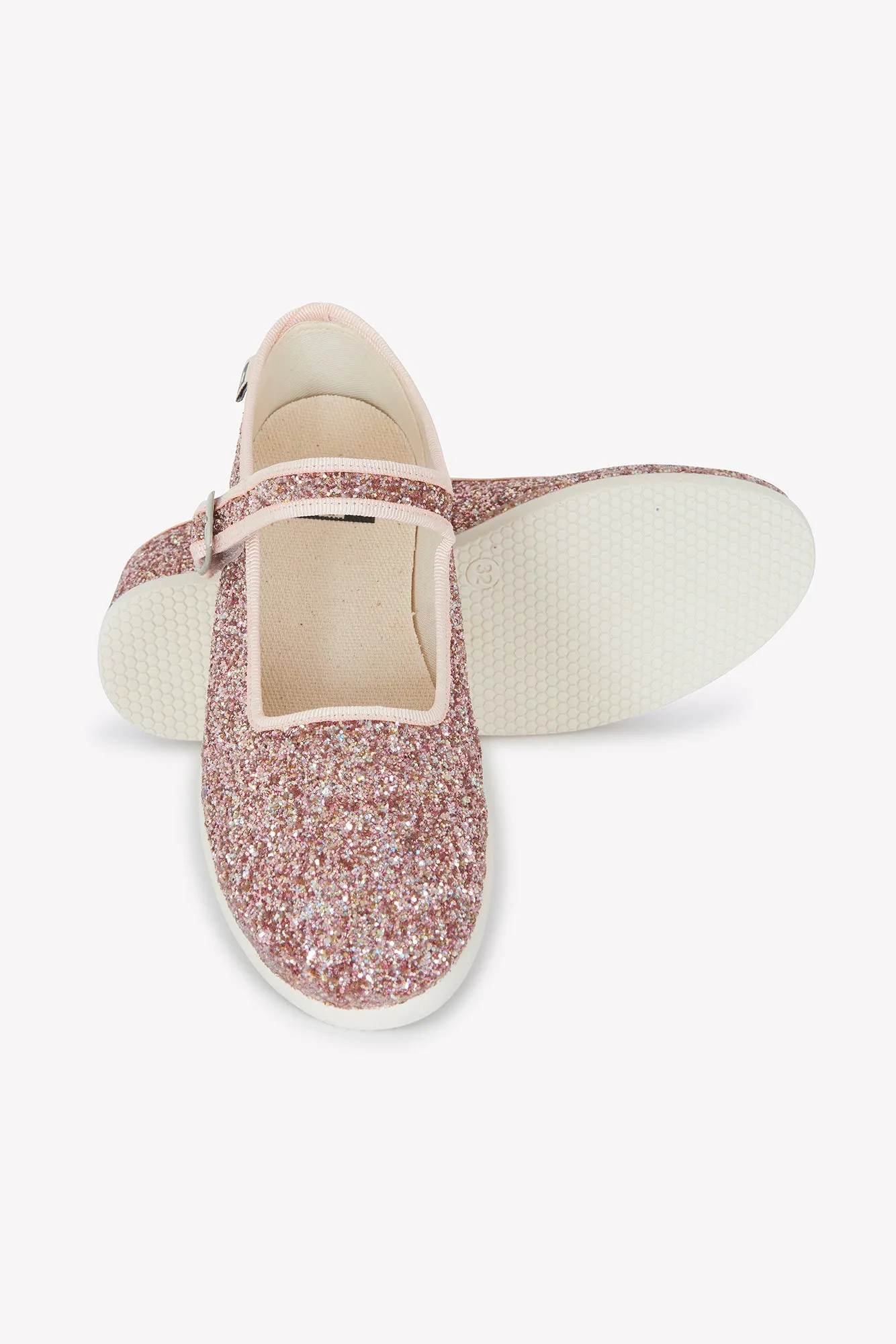 Bonton Jane Pailettes sko guld pailletter