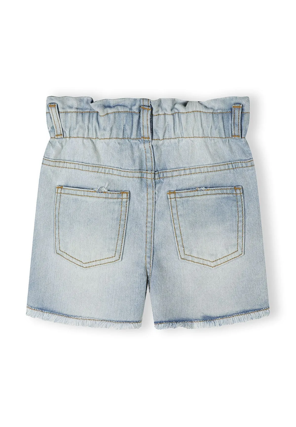 Minoti denim shorts paperbag 2-pak blå 104-172