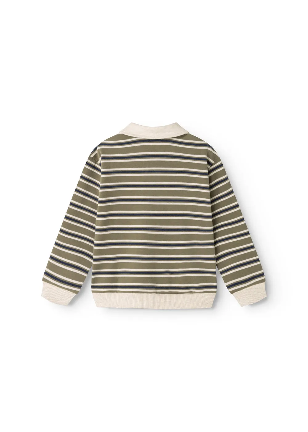 MarMar Thanos Polo bluse Seaweed Stripe stribet