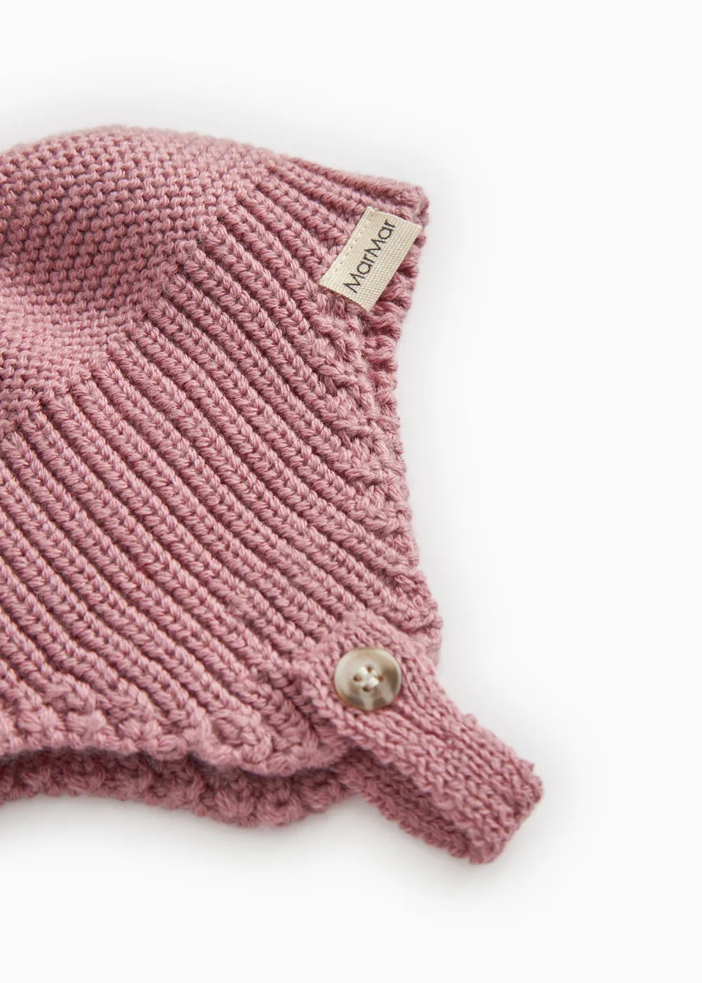 MarMar Aly Pompom strikhue Autumn Russet varm uld