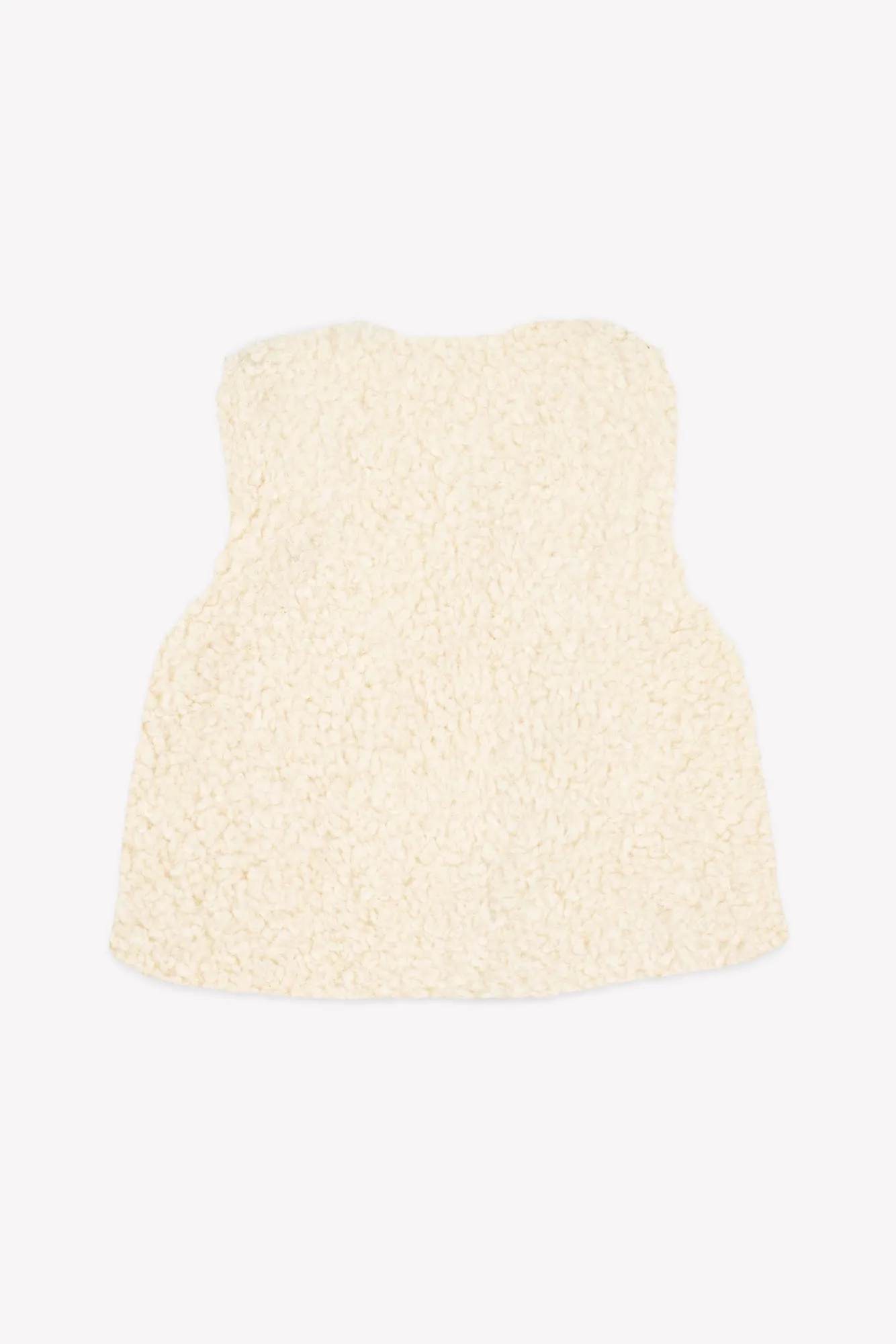 Bonton Beti Milk Sherpa vest str 3M - sherpa