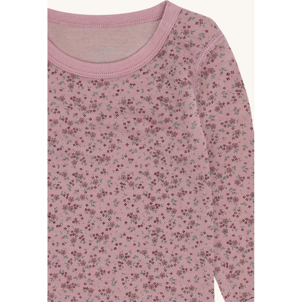 Hust & Claire HCBaloo uldbody Heather uld bambus blomst