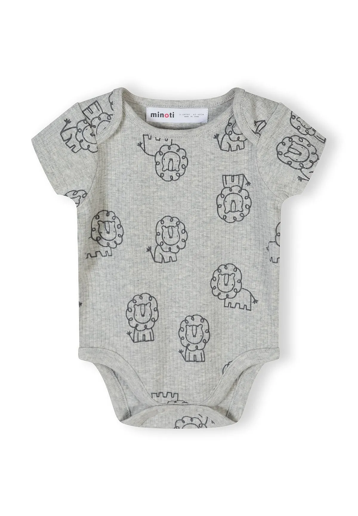 Minoti 44547 body til drenge 3-pak ribbet