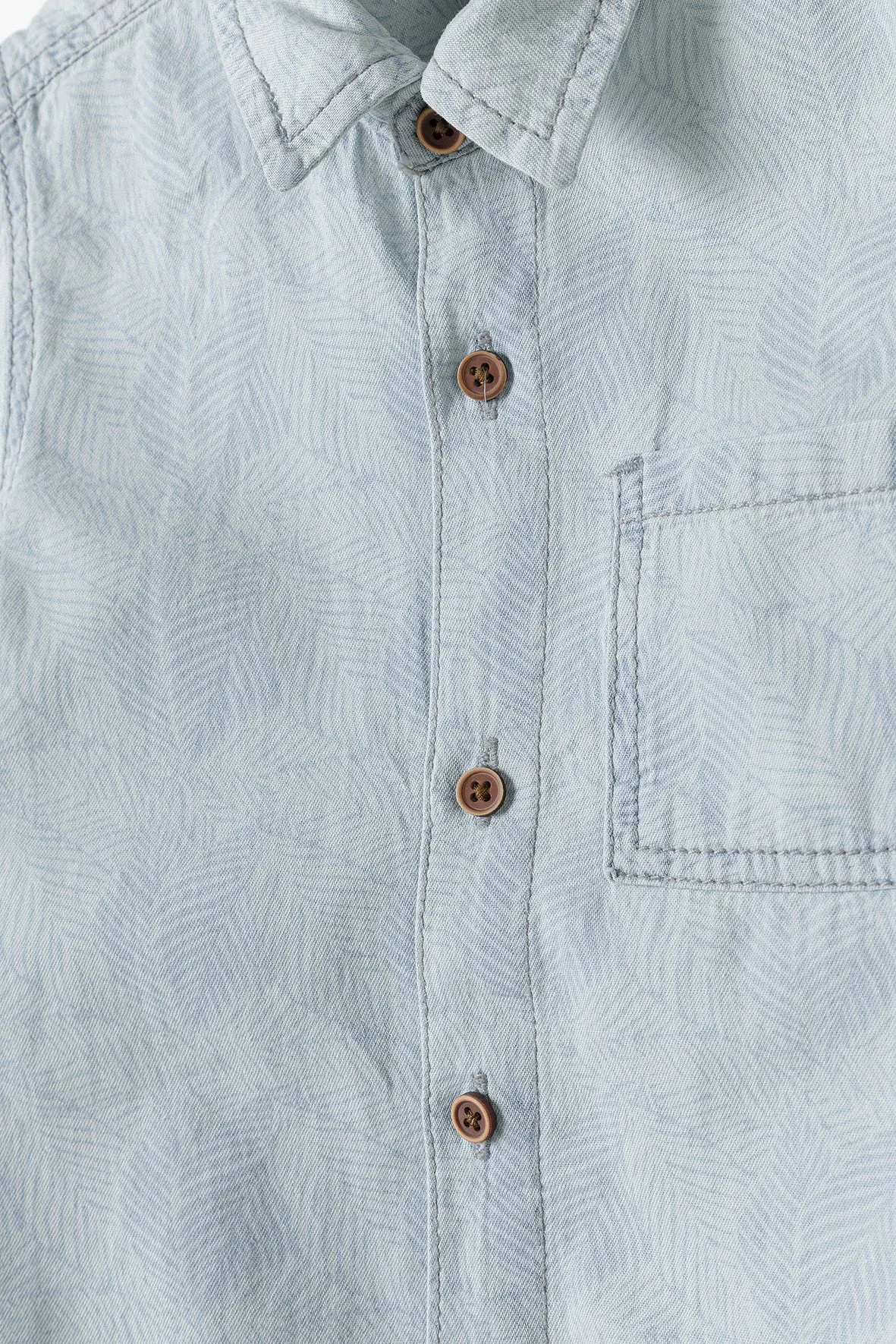 Minoti 38183 denimskjorte lyseblå baby