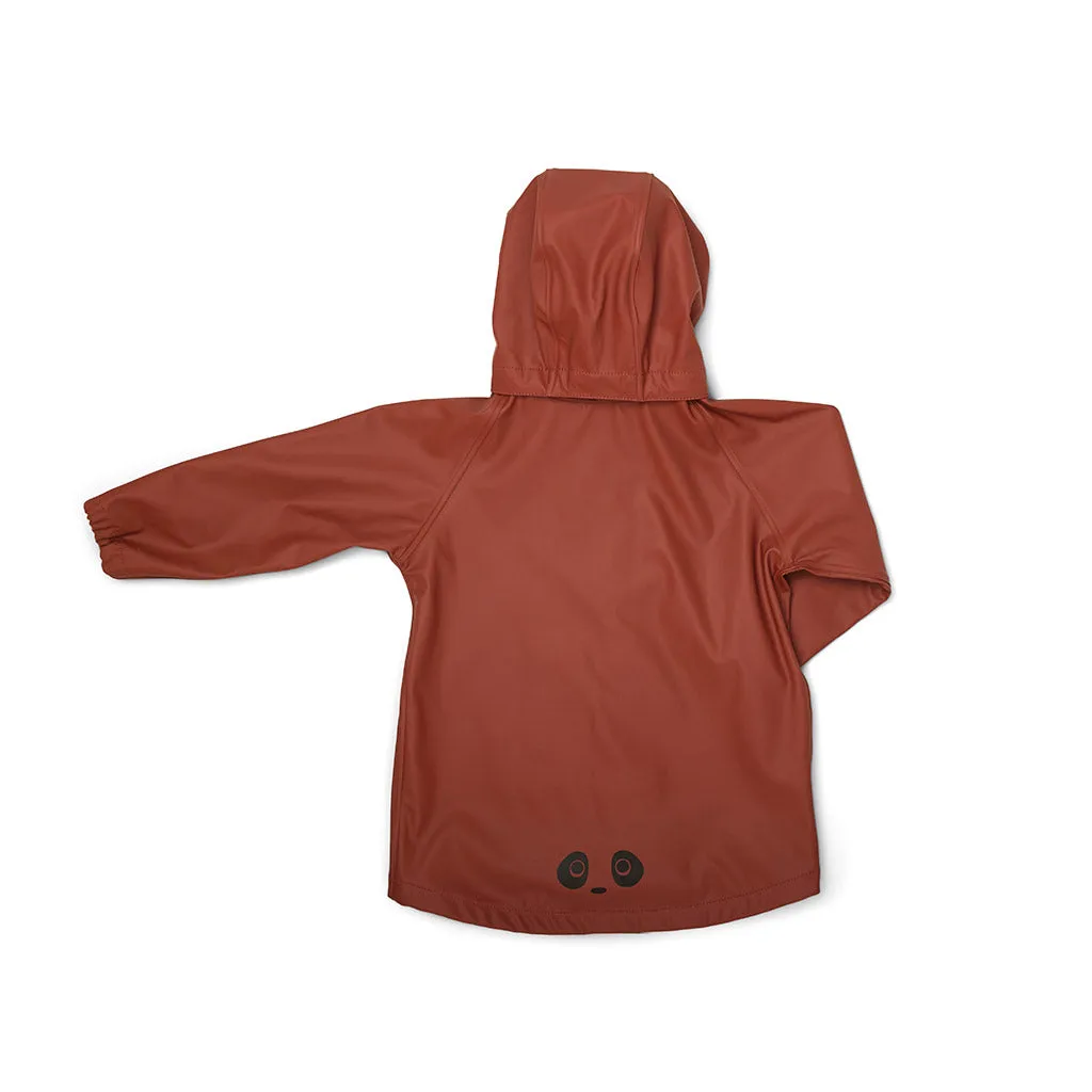 nuuroo Carla regnjakke Mahogany vandtæt 8000 mm