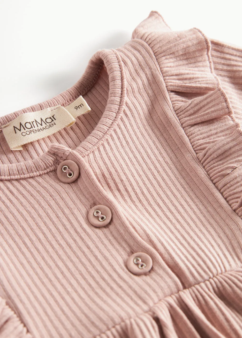MarMar Rosa Frill kjole Faded Rose modal