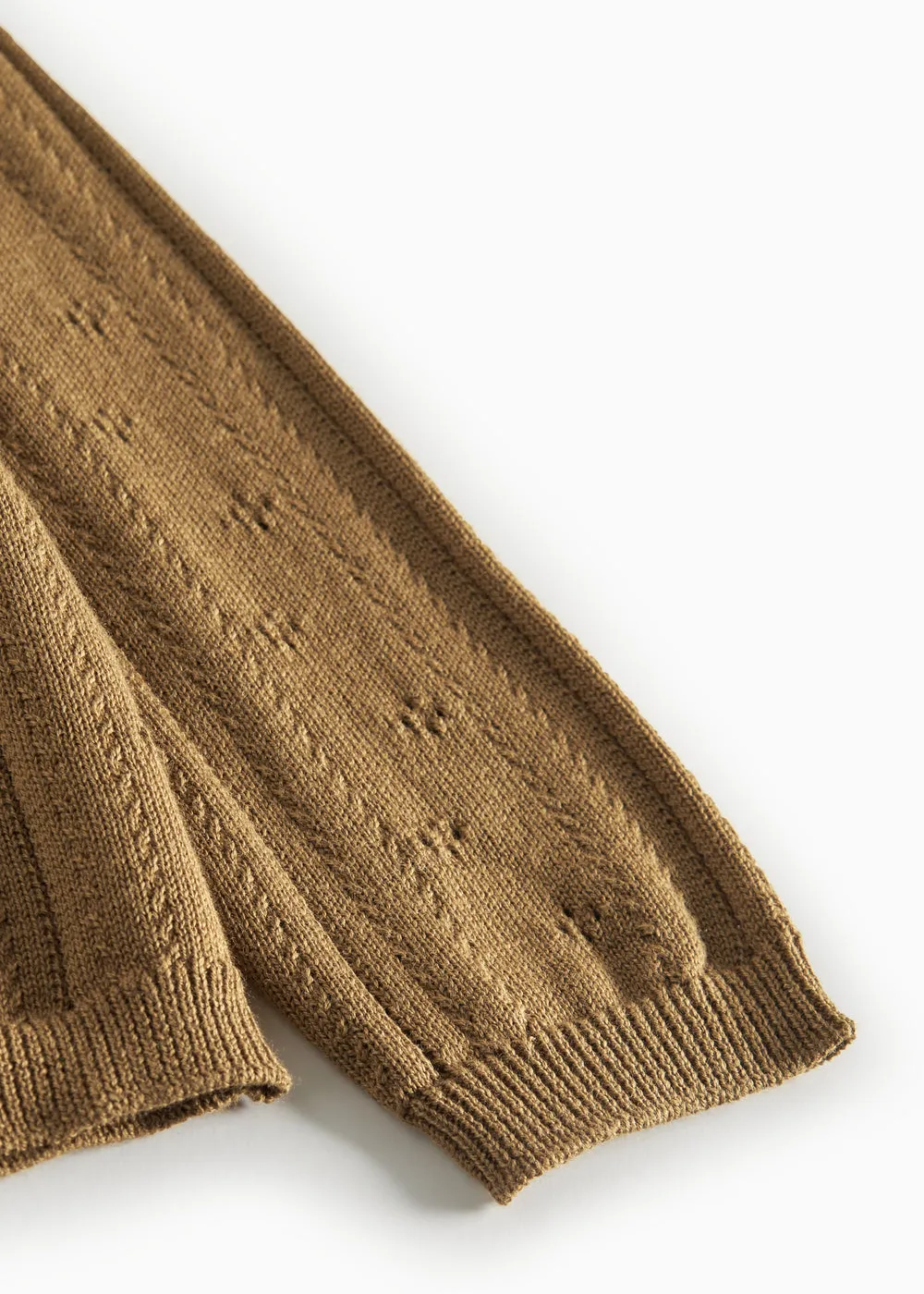 MarMar Thorila strikcardigan Dark Bronze