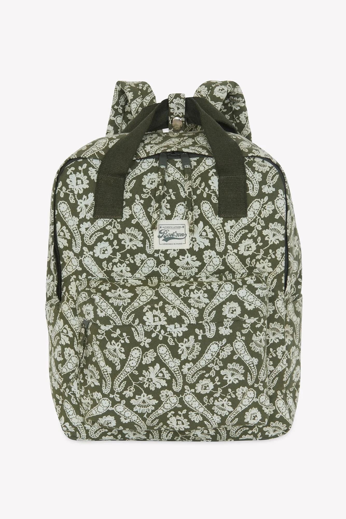 Bonton Bandana rygsæk mørkegrøn bomuld