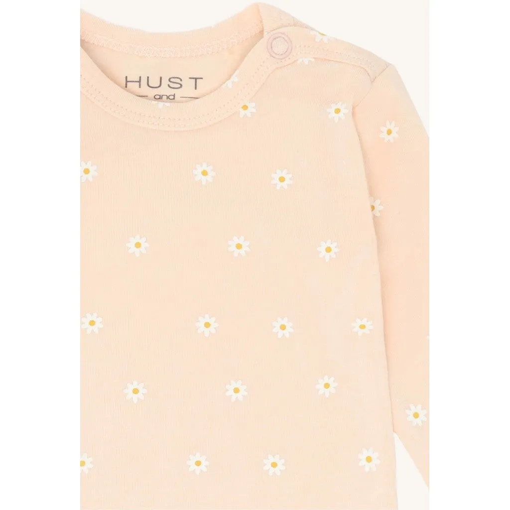 Hust & Claire Bam Elements langærmet body Quartz bomuld