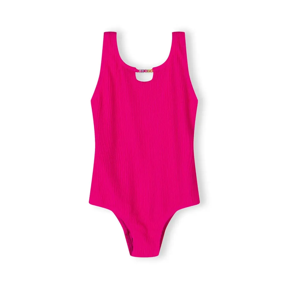 Minoti 44470 badedragt neonpink til piger