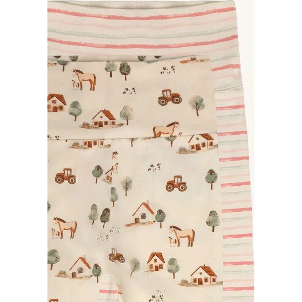 Hust & Claire HCLuca 2-pack leggings Quartz bomuld