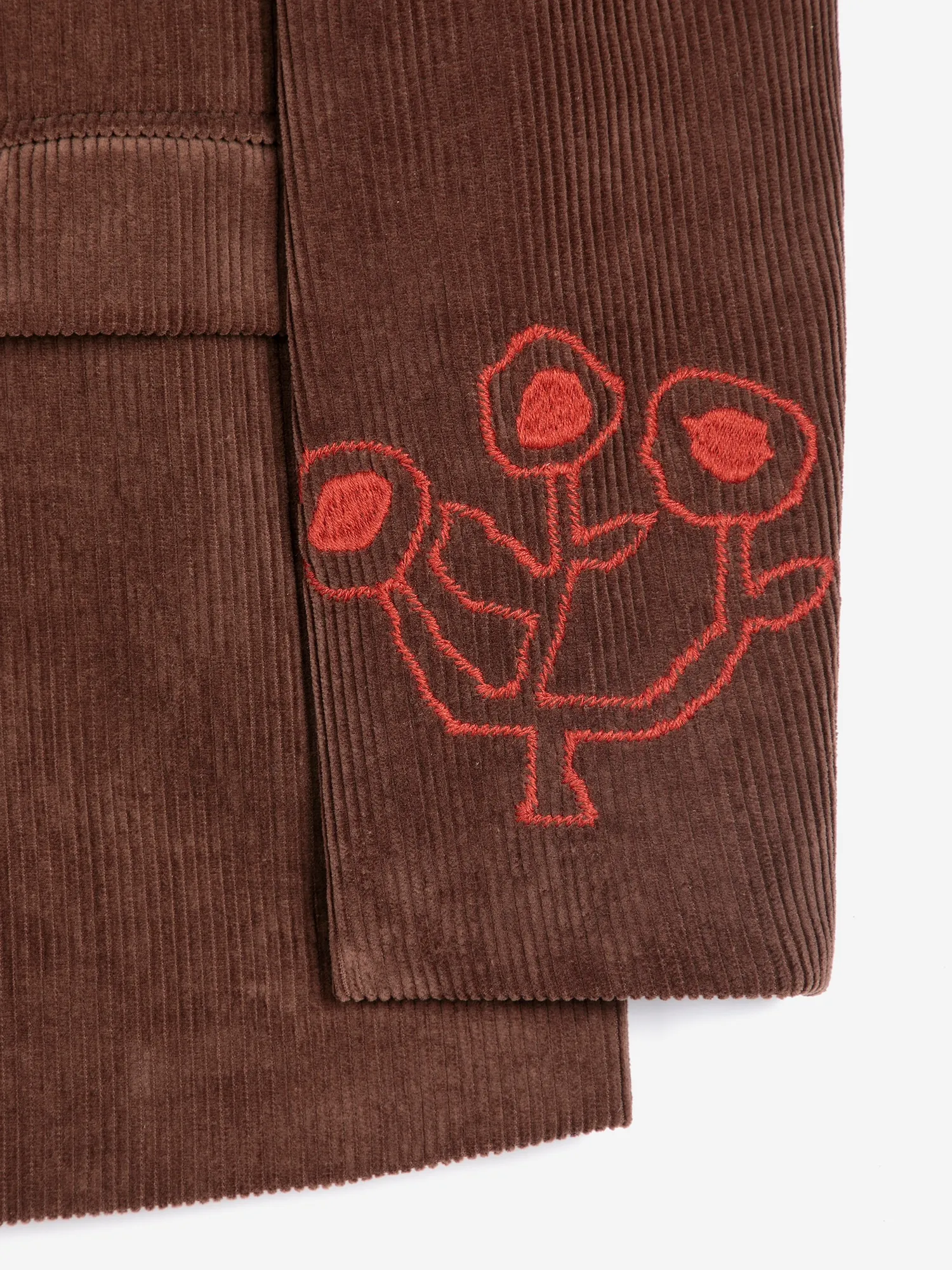 Bobo Choses Garden blazer mørkebrun fløjl M