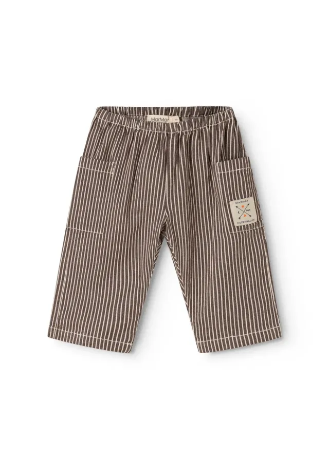 MarMar Panto bukser Dark Brownie Stripe blød denim