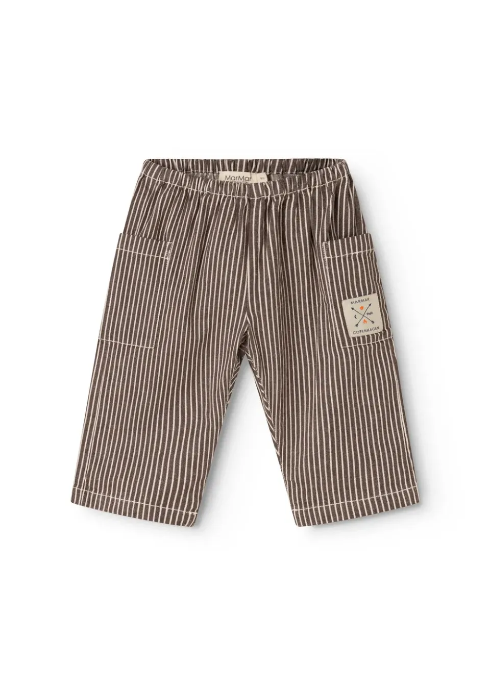 MarMar Panto bukser Dark Brownie Stripe blød denim