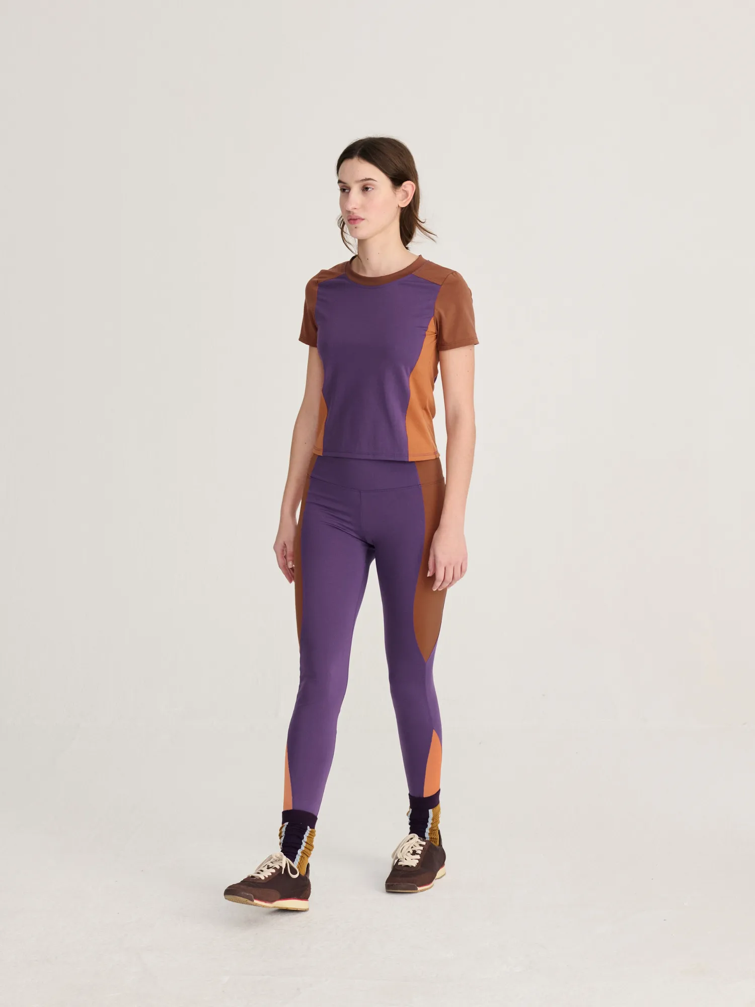 Bobo Choses Color Block leggings karry stræk