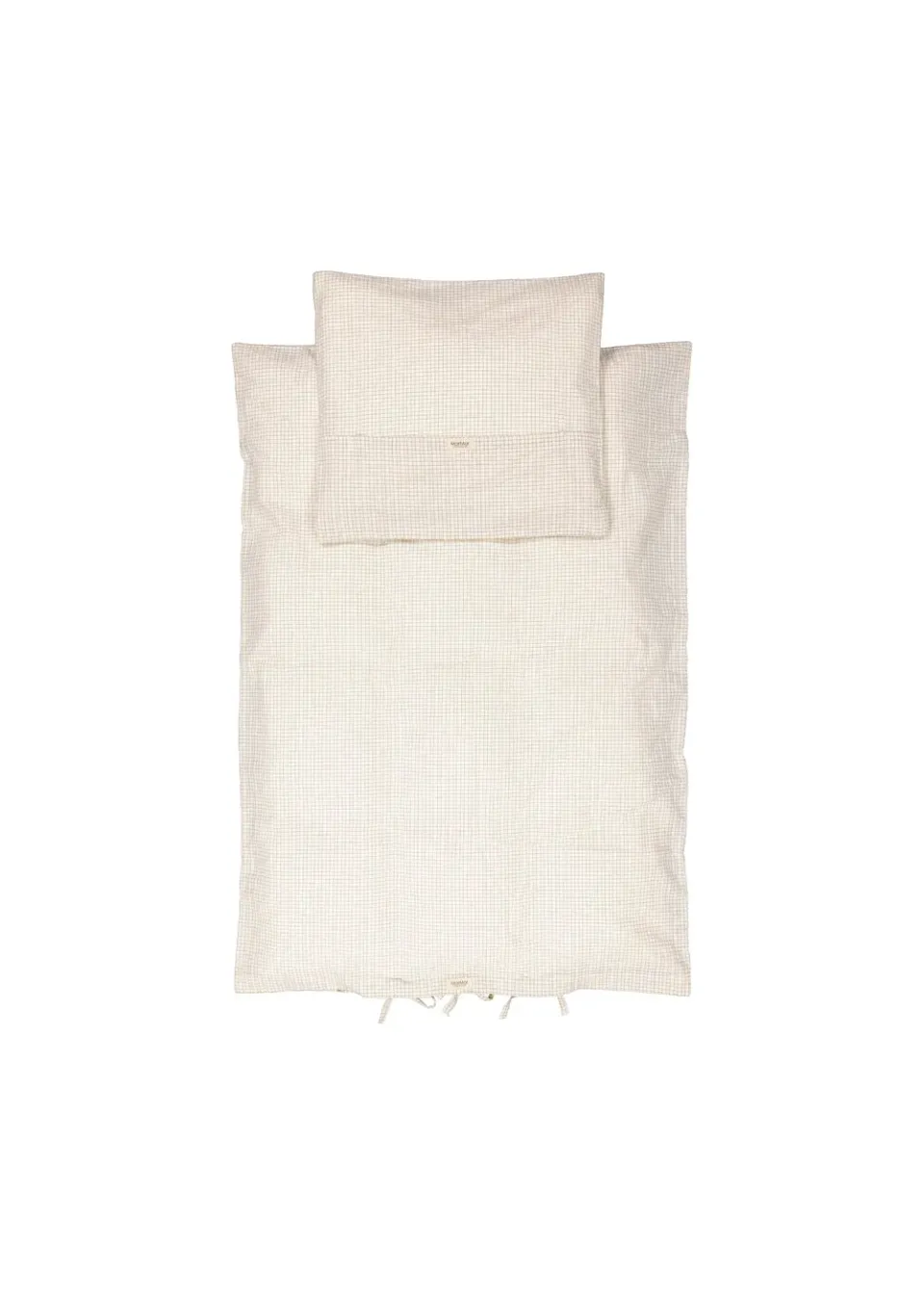 MarMar Copenhagen Bed Linen Junior sengetøj Deep Lake Check bomuld