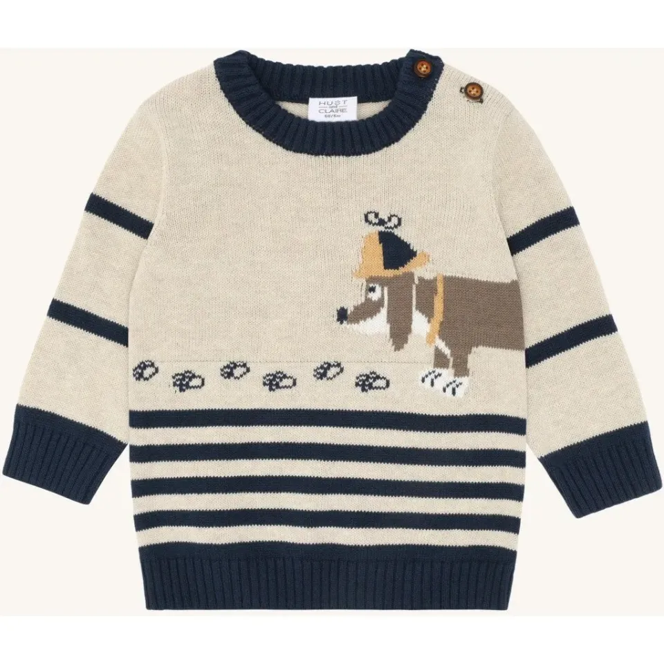 Hust & Claire HCPilou Tracking Dog pullover wheat øko