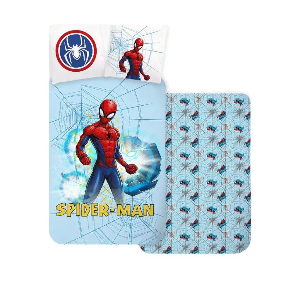 nuuroo Spiderman seniorsengetøj 140x200 bomuld vendbar