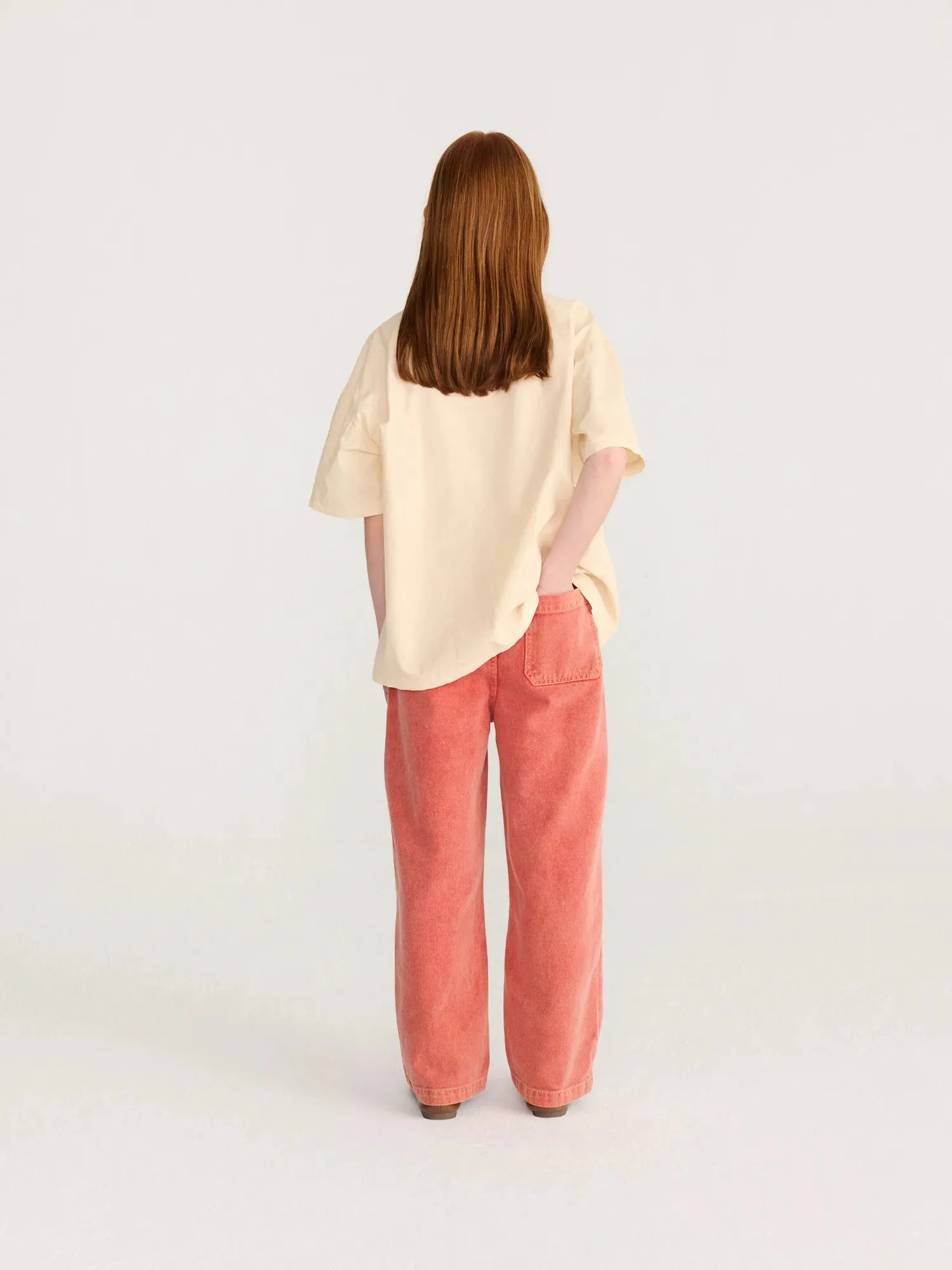 Bobo Choses Bobo Labelled Boxy Skjorte Offwhite Økologisk Bomuld