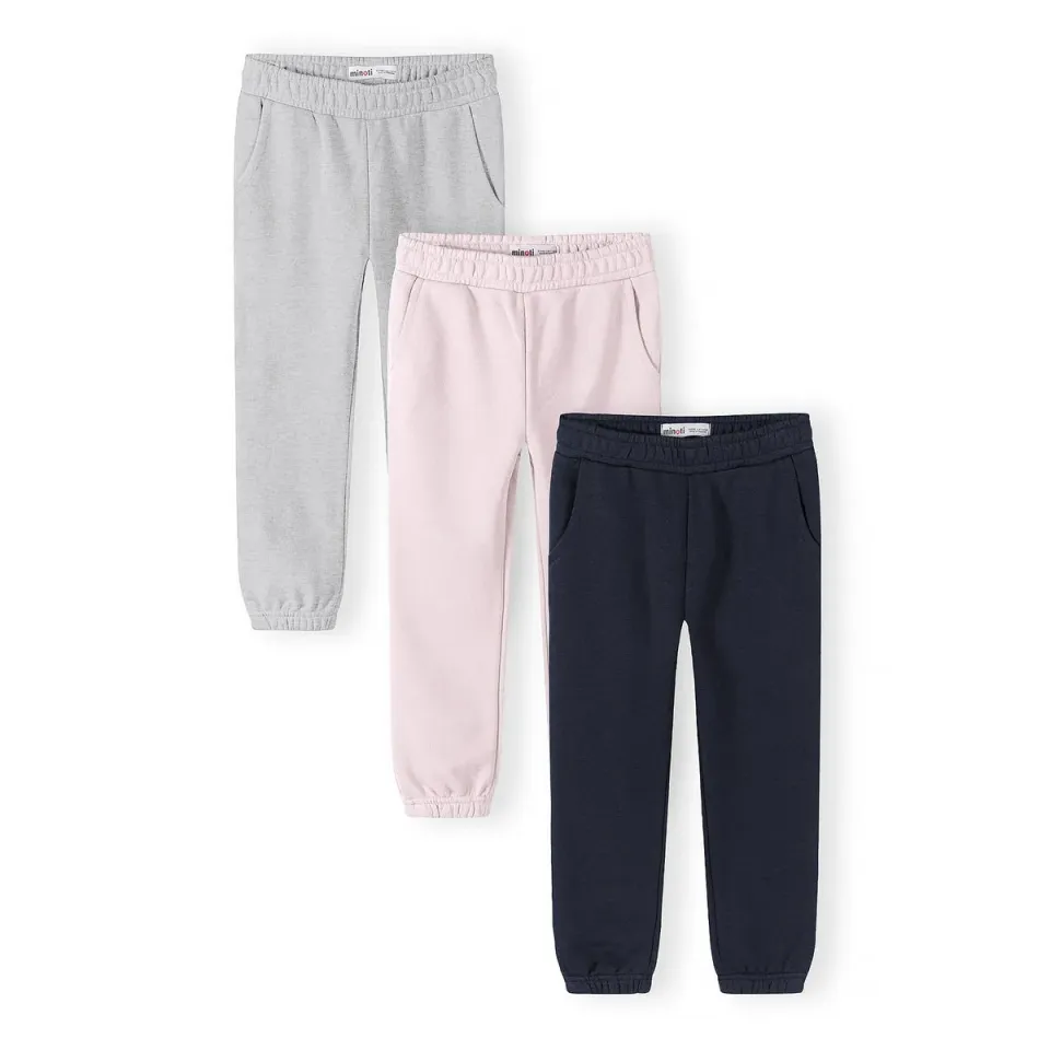 Minoti 44743 joggingbukser 3-pak rosa pige