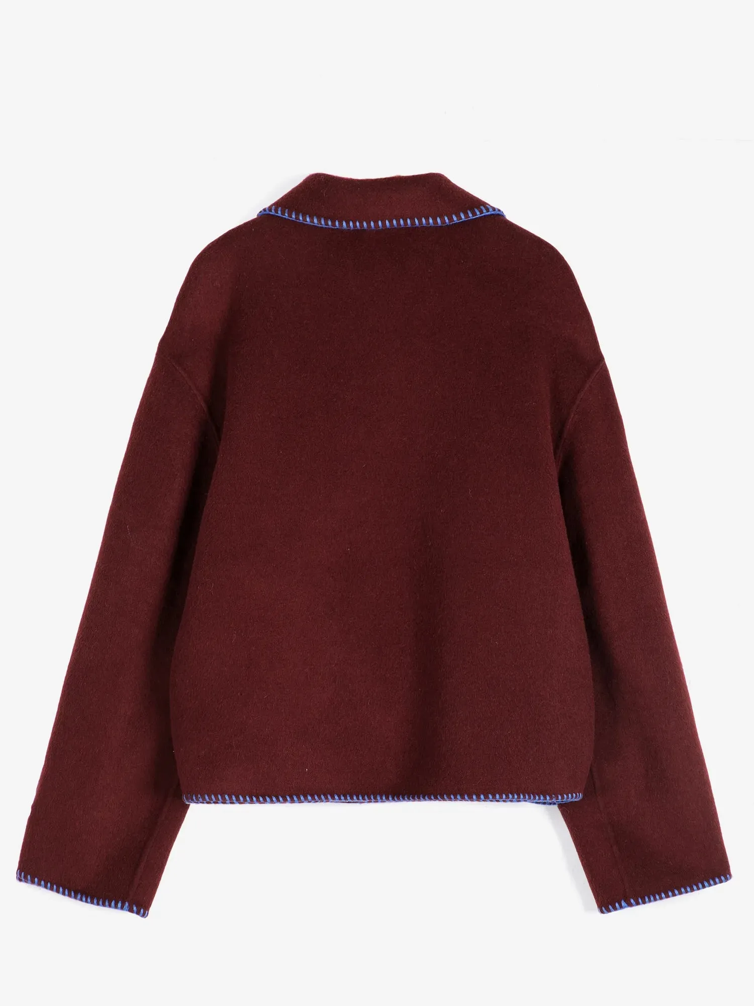 Bobo Choses All About Monsters uldjakke bordeaux XS