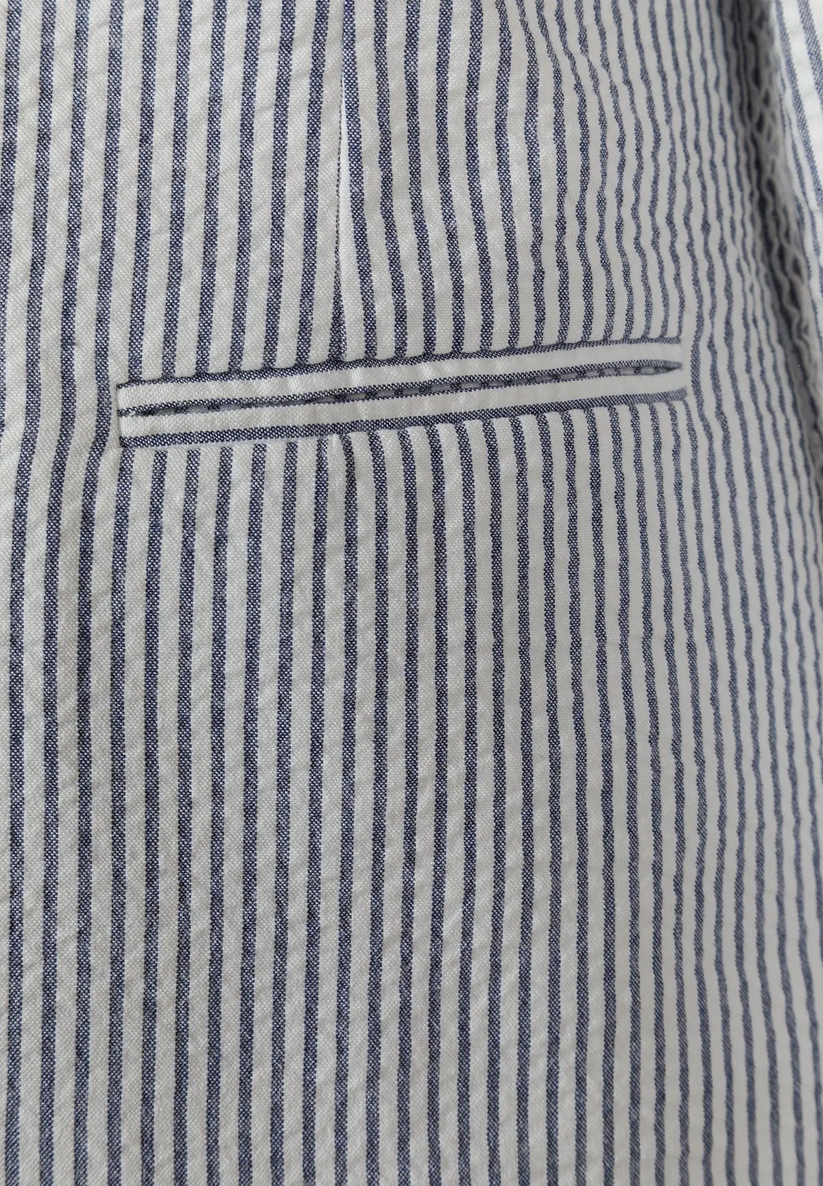 Minoti 44618 blazer mørkeblå stribet strækbar