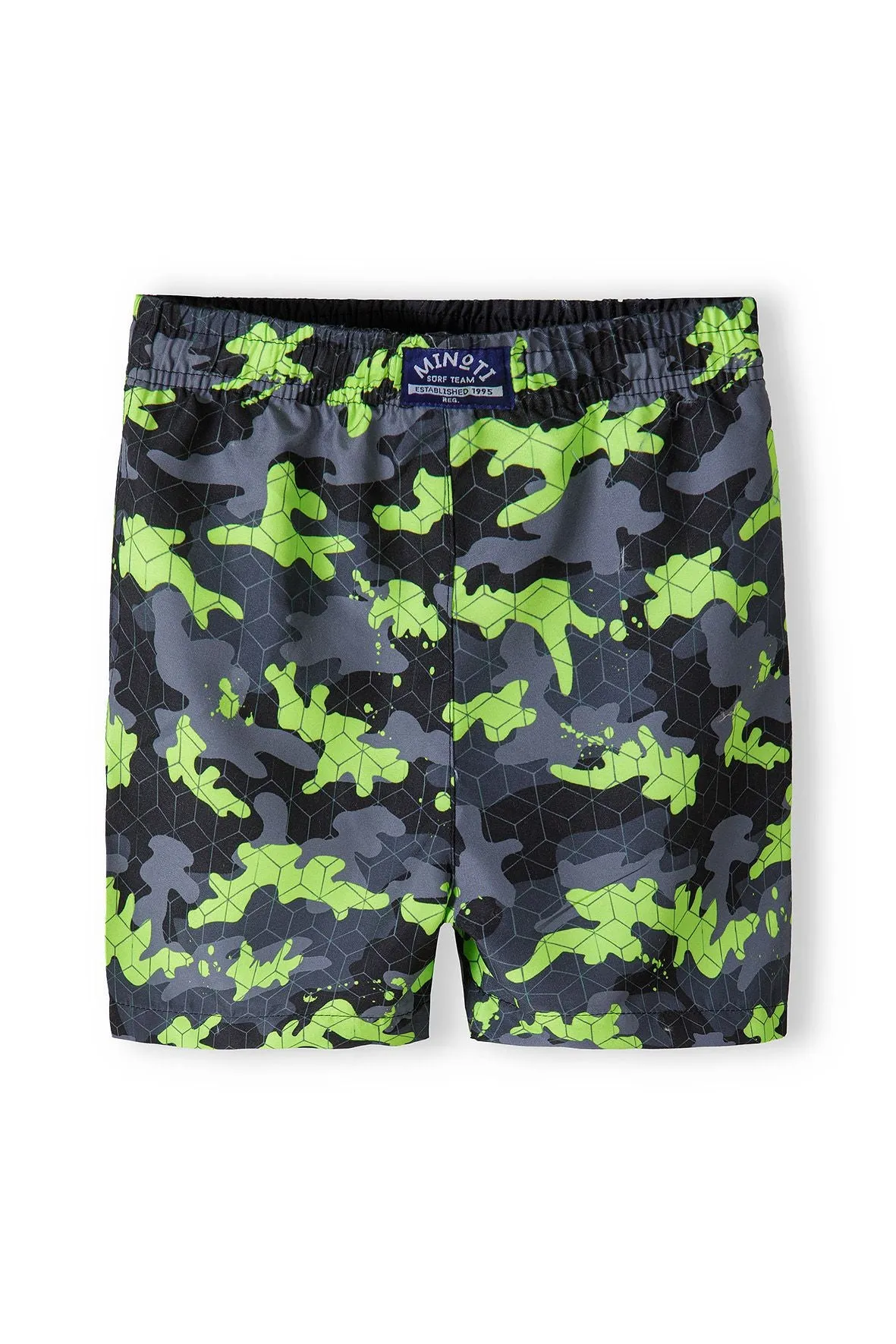 Minoti 38899 badeshorts grøn camouflage