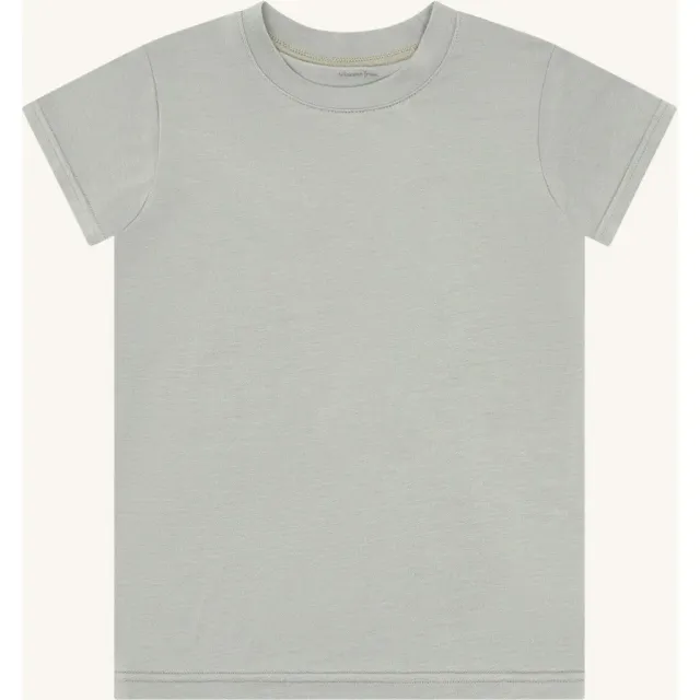 Hust & Claire Austin Solid T-shirt Forest Fog bambus