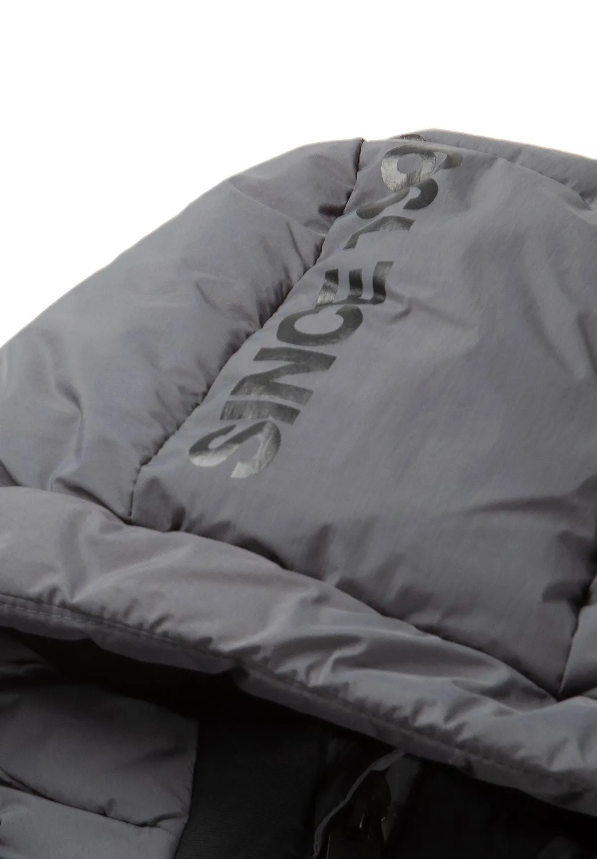 Minoti 45236 dynejakke charcoal med fleece til drenge