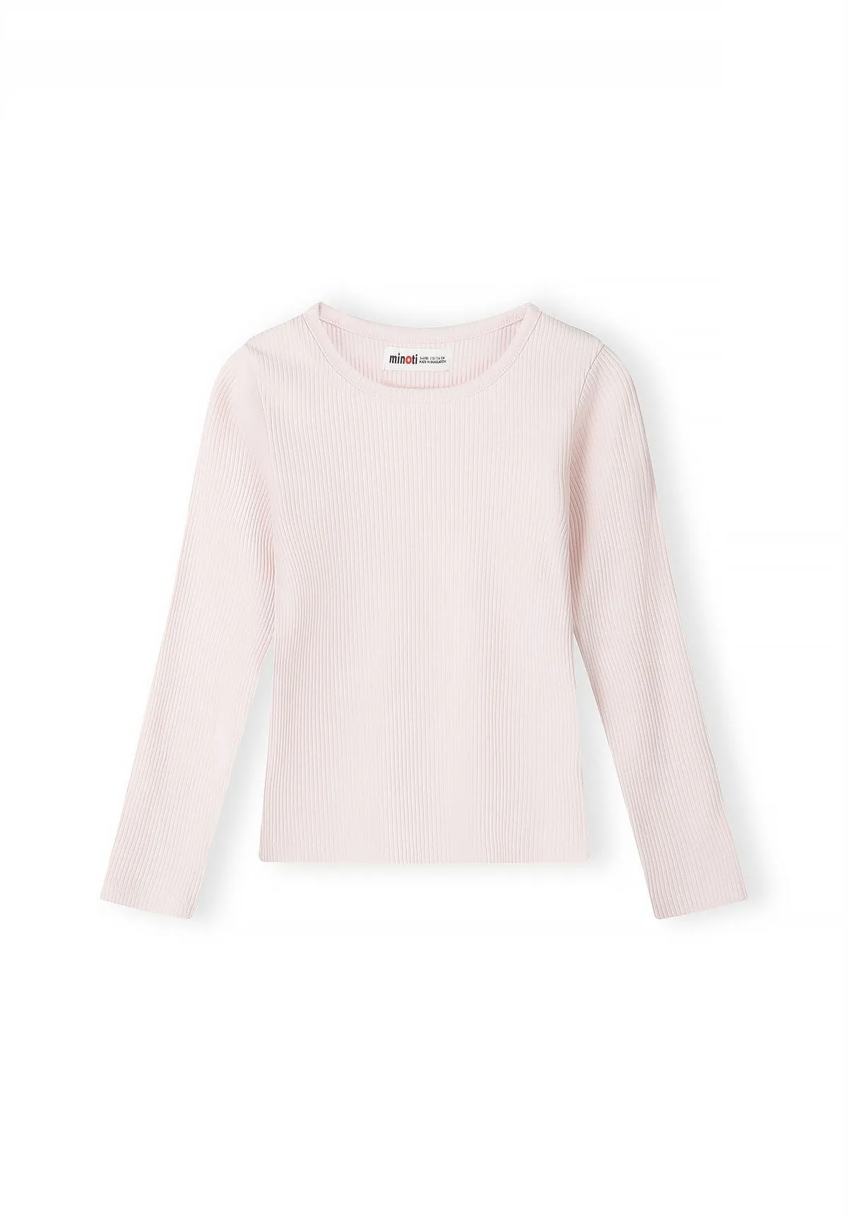 Minoti 45645 langaermet t-shirt piger 3-pak rib