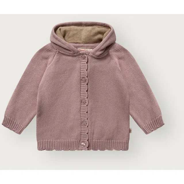 Hust & Claire HCCilja Unicorn cardigan Heather økobomuld