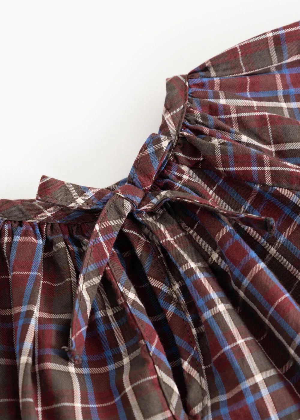 MarMar Copenhagen Tonala bluse Chocolate Check tern